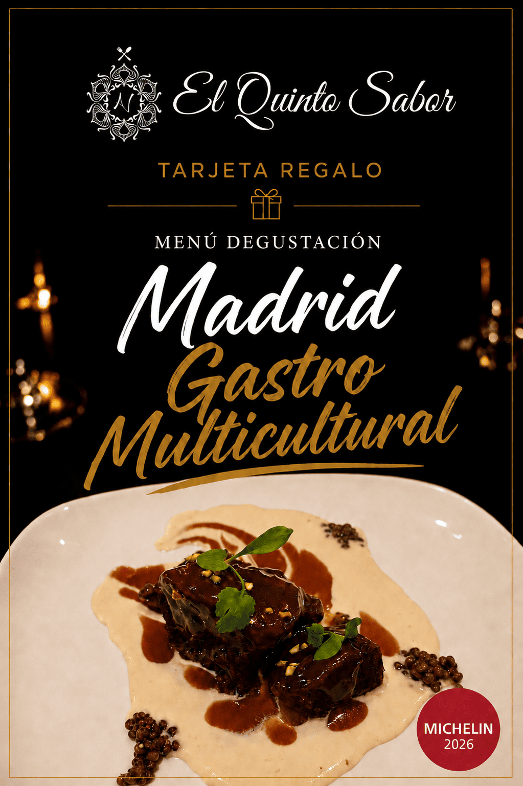 Tarjeta Regalo Menú Madrid Gastro Multicultural